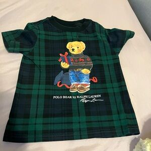 Polo by Ralph Lauren Kids Black and Green Plaid Tee